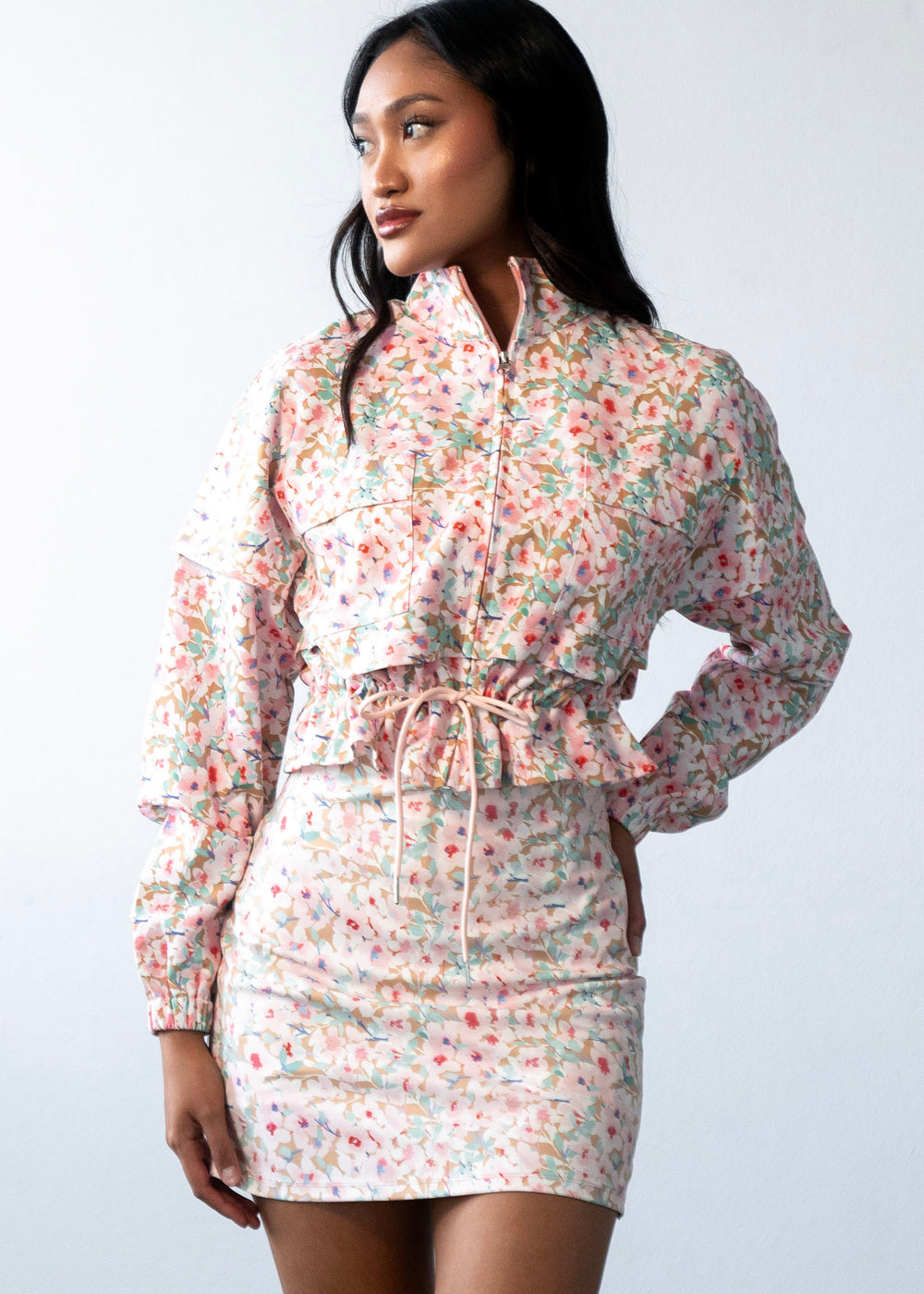 Windbreaker Pink Floral