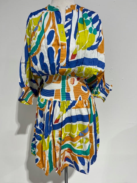 Cynthia Dress - Abstract Fuit