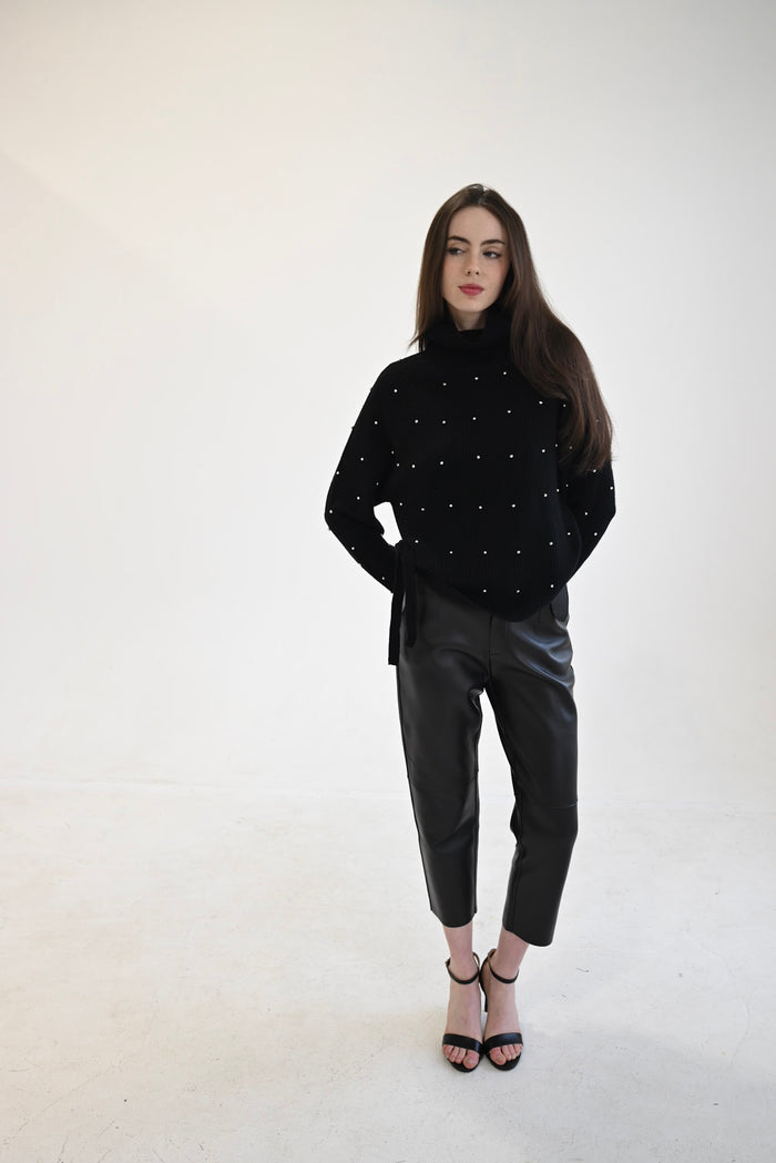 Seeing Stars Sweater Silver Bells Fuchsia