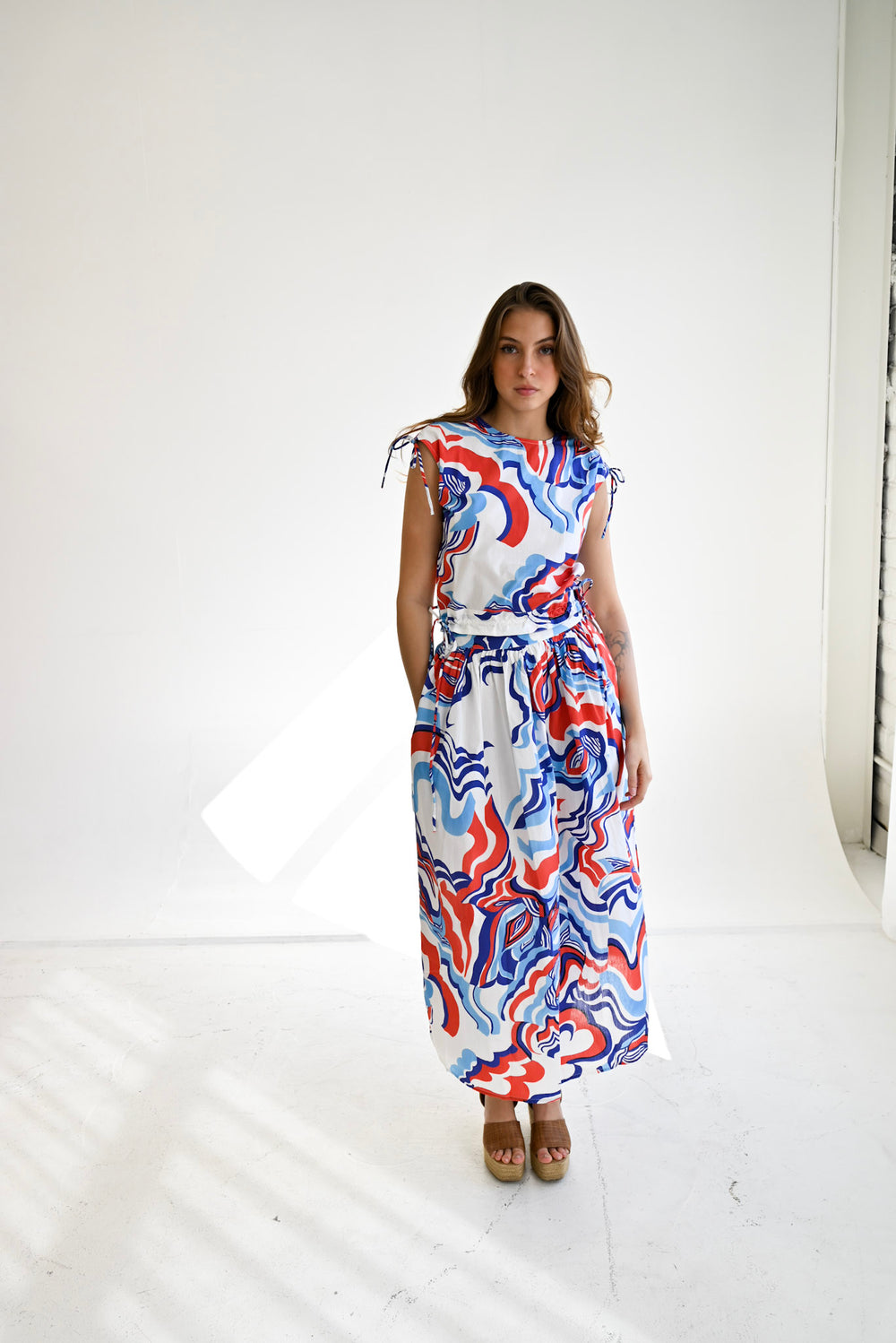 Yarrow Skirt Abstract Fish