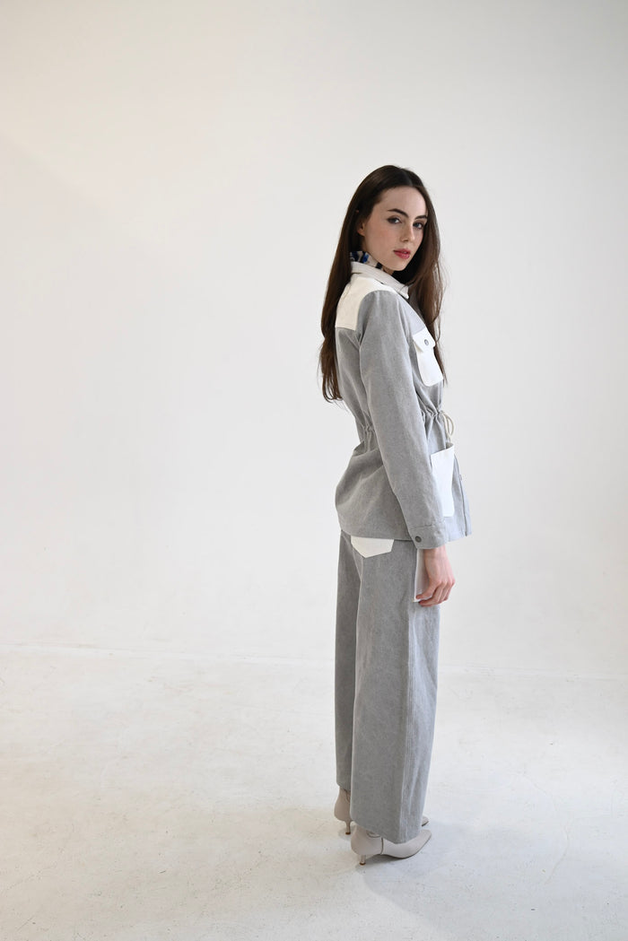 Cargo Pants Grey/Bone Denim