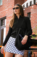 Lane 1/4 Zip Sweater Black