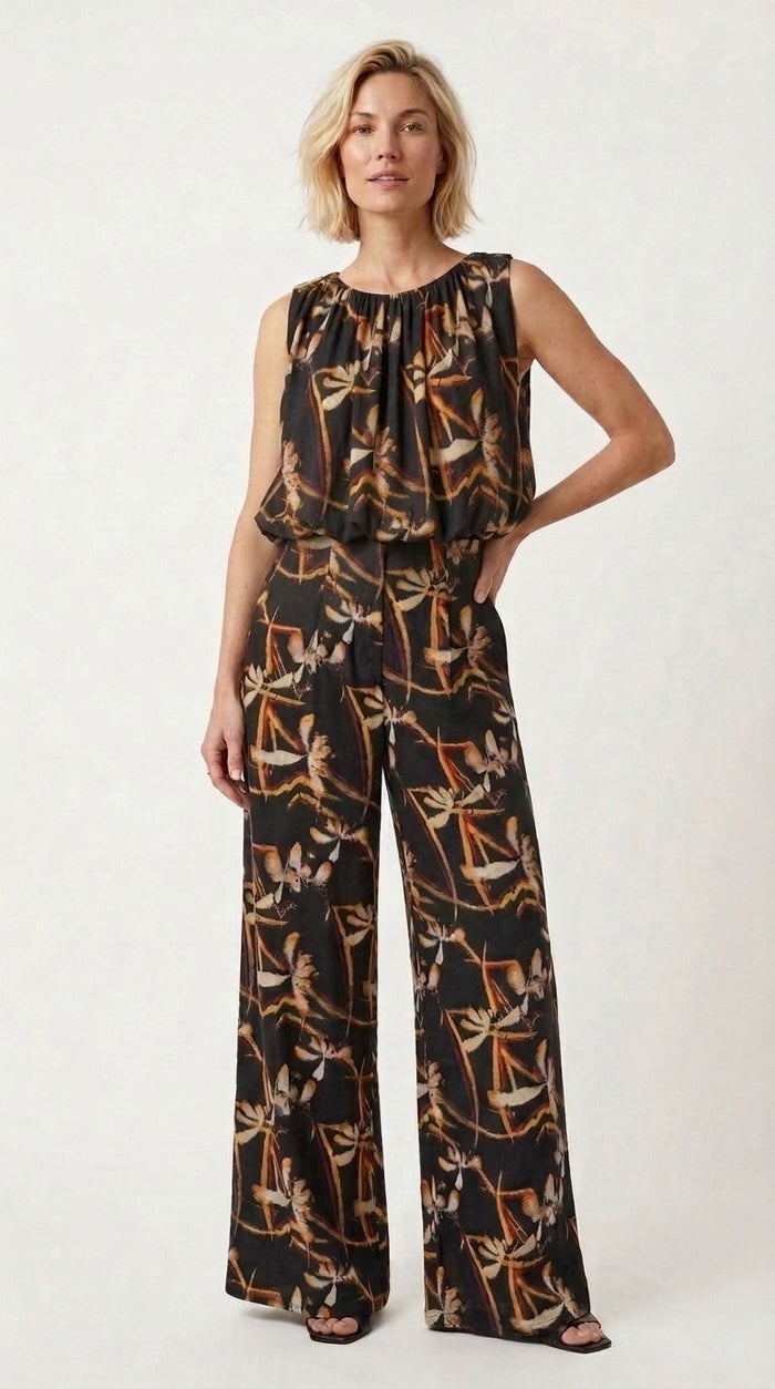 Pleated Top Kyoto Poly Twill