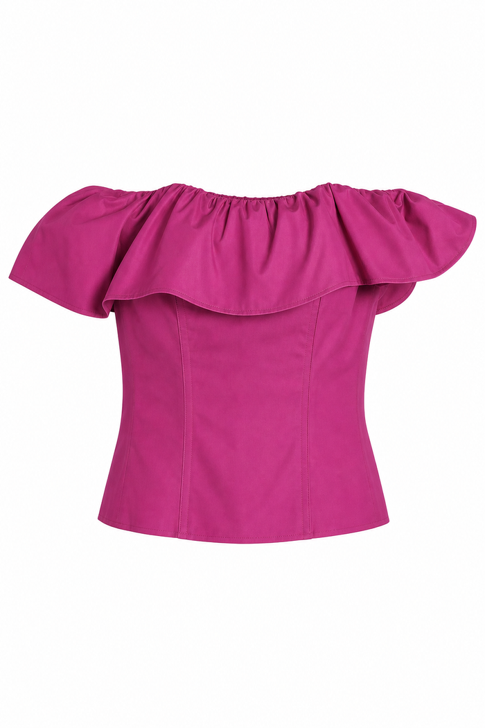 Bustier Top Dark Pink