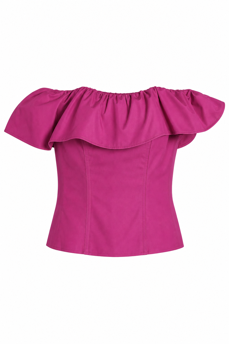 Bustier Top Dark Pink