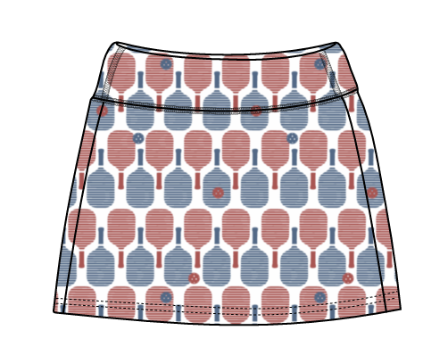 Straight Skirt - Pickleball Racquets