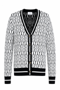 Long Sleeve Cardigan Sweater Golf Balls