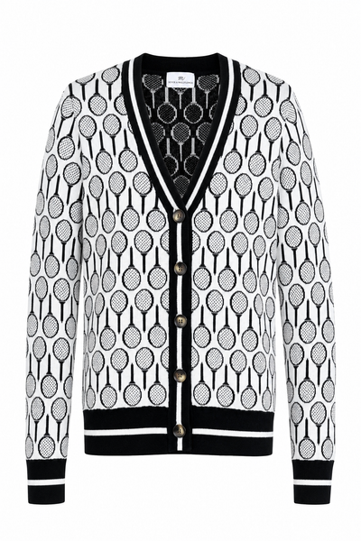 Never A Wallflower Club | Long Sleeve Cardigan Sweater - Golf