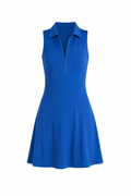 Stella Zip Dress Lapis Blue