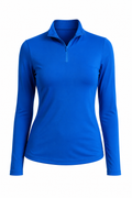 Brynn 1/4 Zip Top Lapis Blue
