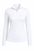 Brynn 1/4 Zip Top White