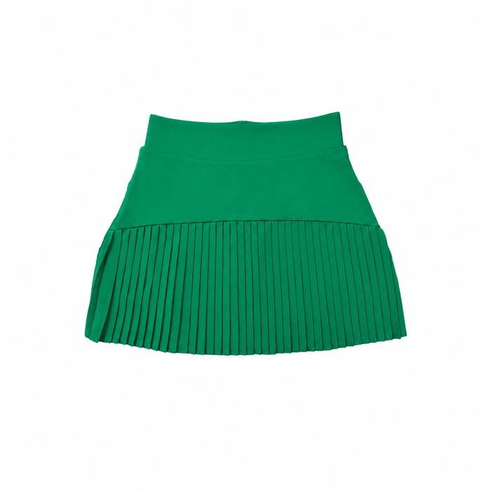 Cora Pleated Skirt Holly Green