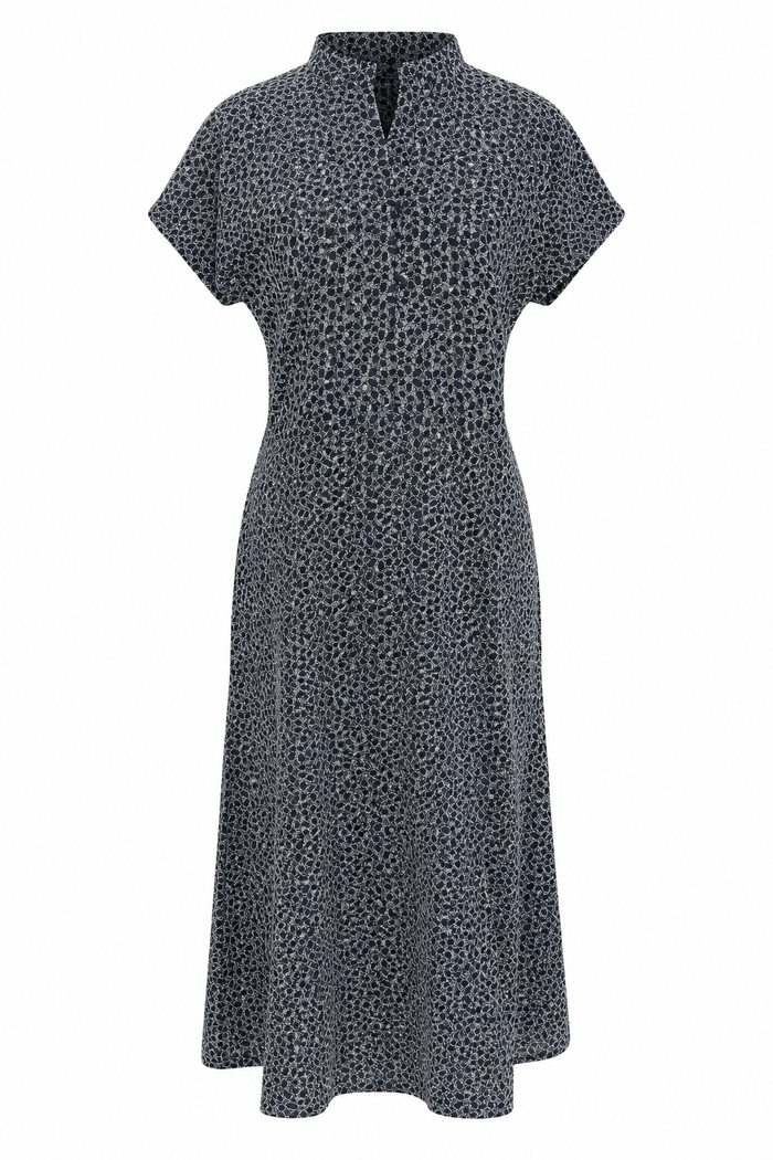 Column Dress Midnight Green Lace