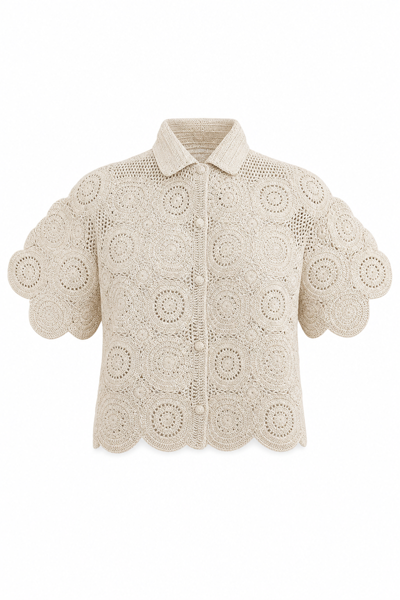 Crochet Button Down