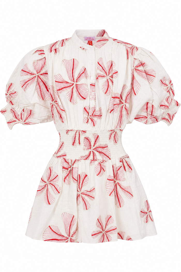 Cynthia Dress Lily Embroidery
