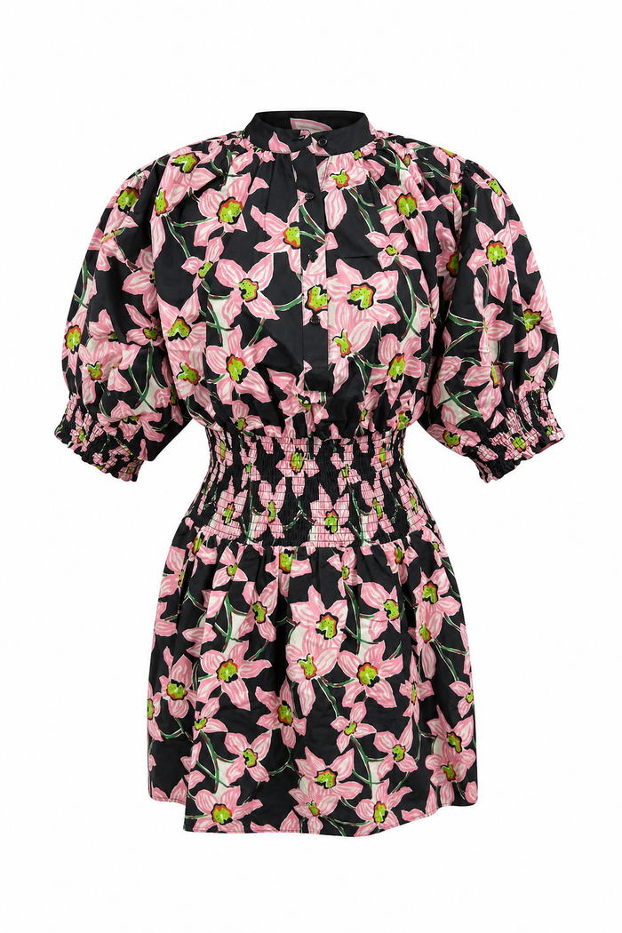 Cynthia Dress Orchid Print