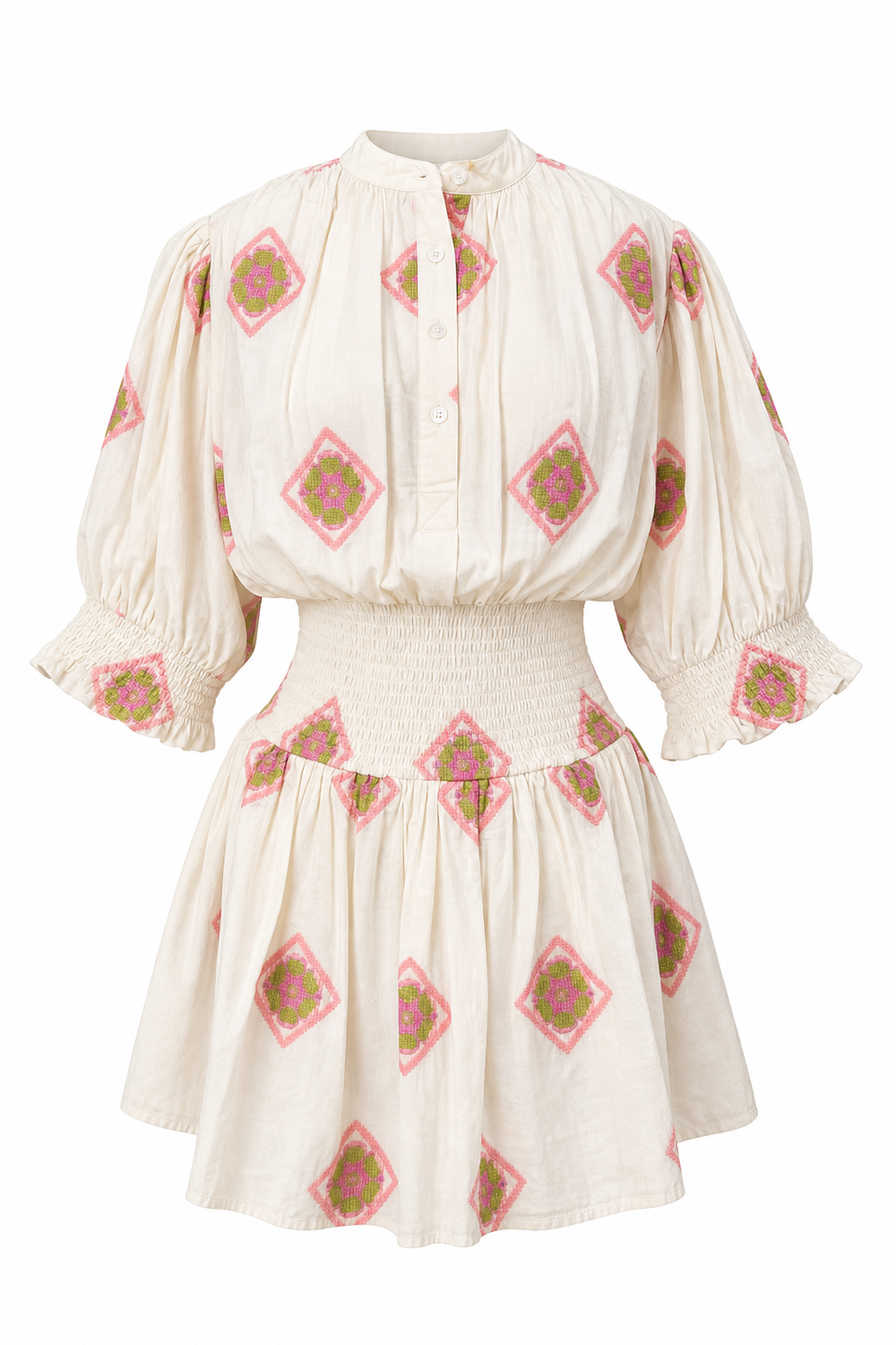 Cynthia Dress Orchid Medallion