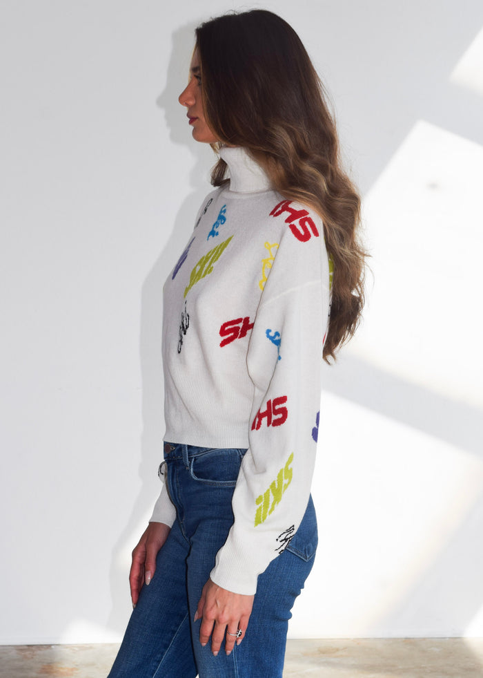 Retro Ski Turtleneck Sweater