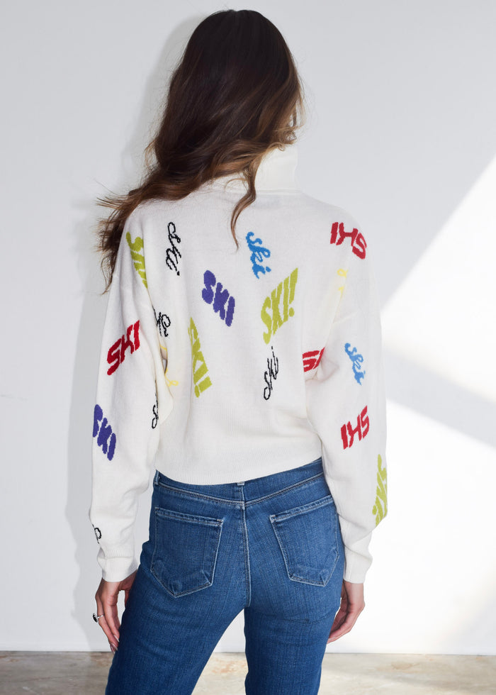 Retro Ski Turtleneck Sweater