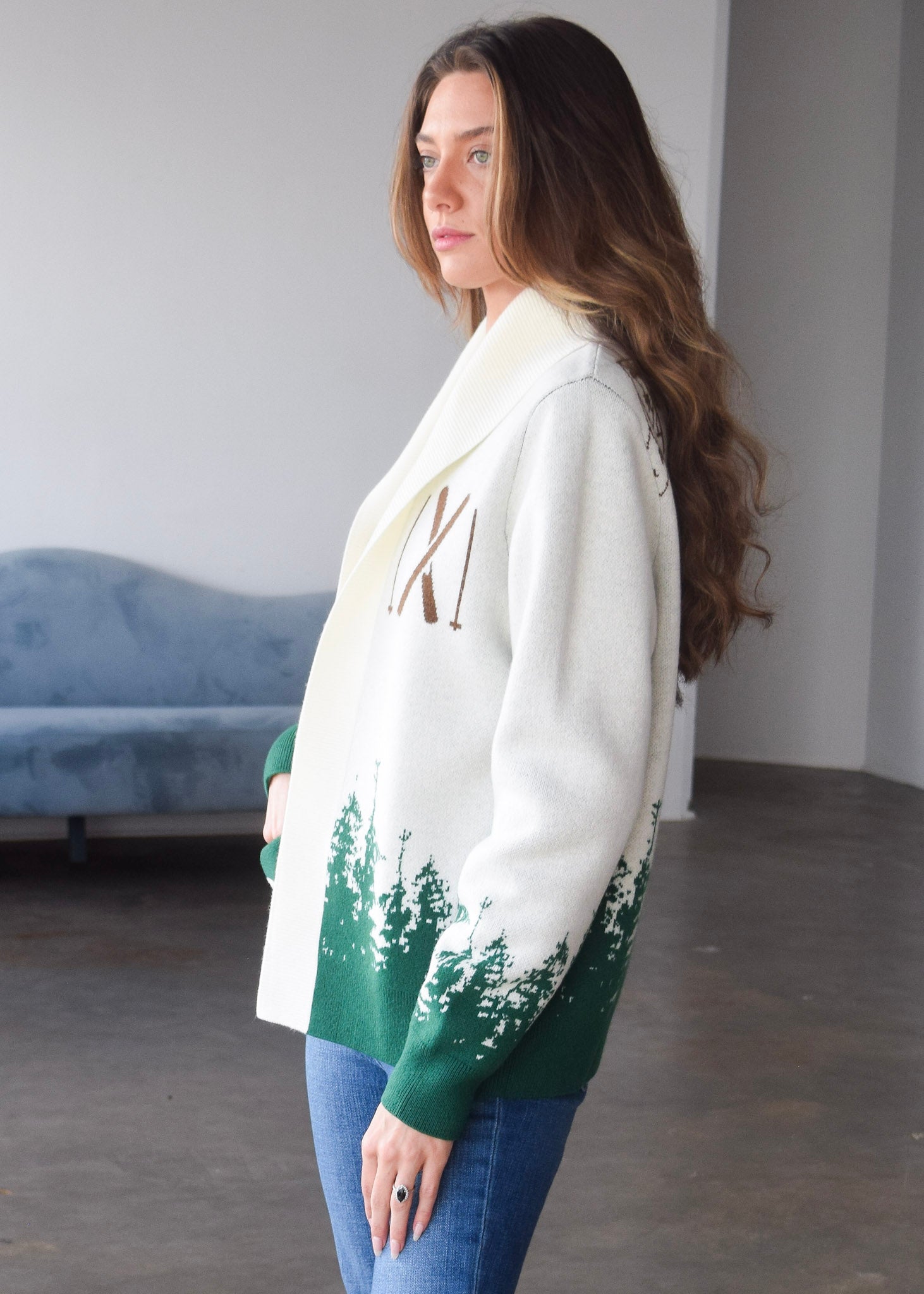 Never A Wallflower | Ski Cardigan Cream – NeverAWallflower