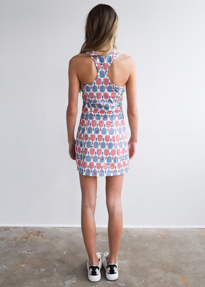 Scoop Neck Tank Dress Pickleball Racquets