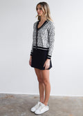 Long Sleeve Cardigan Sweater Golf Balls