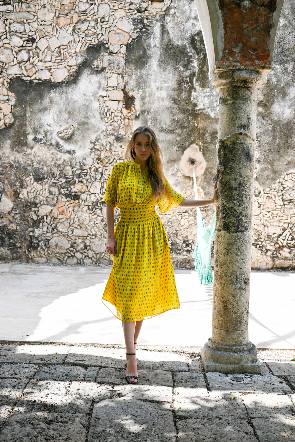 Cynthia Maxi Yellow Diamond