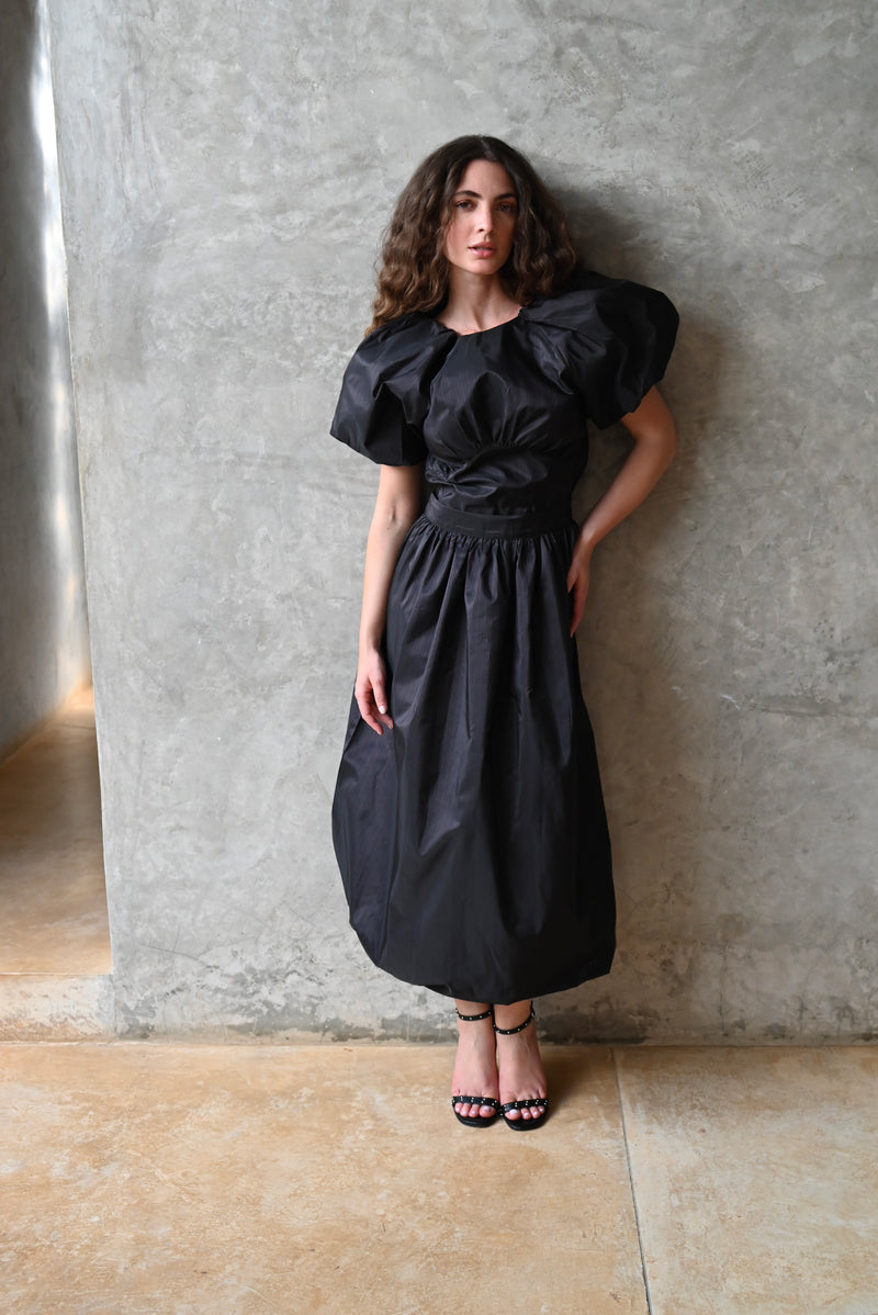 Ball Skirt Stripe Taffetta