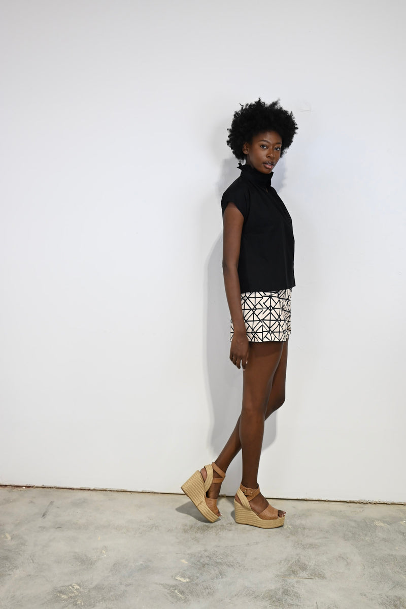 Amy Shorts Black Bamboo