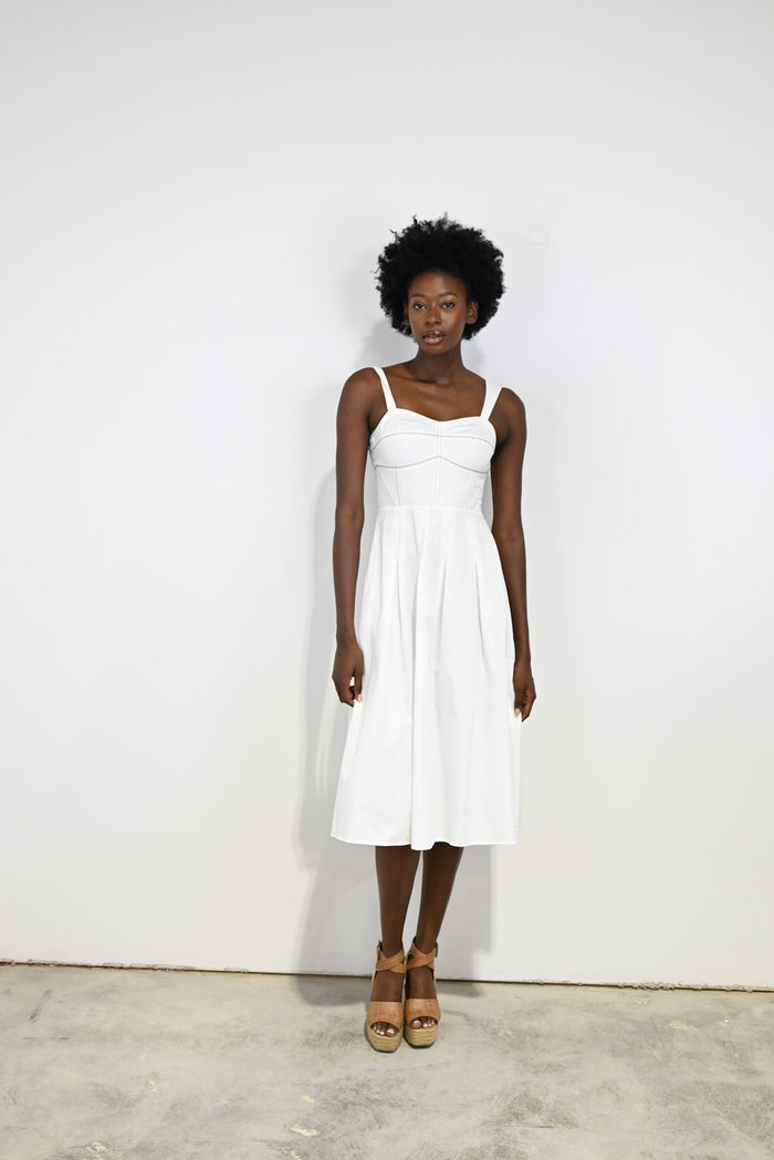 Sweetheart Midi White