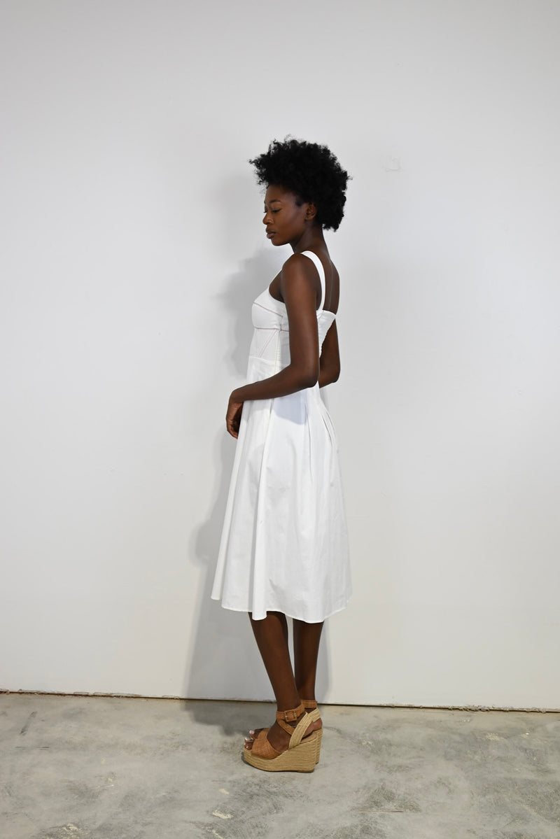 Sweetheart Midi White