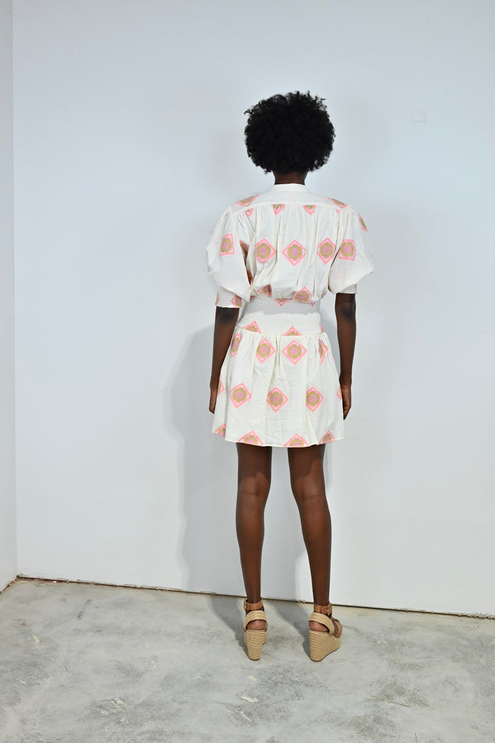 Cynthia Dress Orchid Medallion