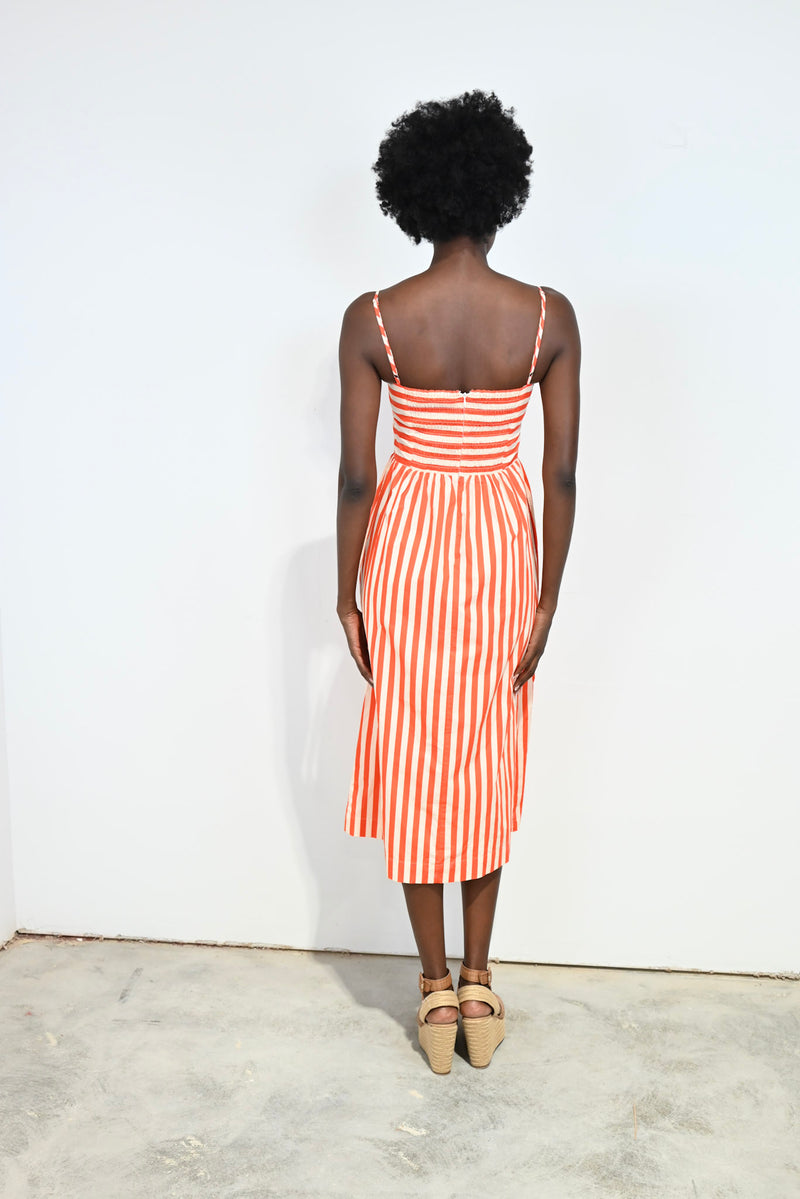 Corset Dress Red Stripe