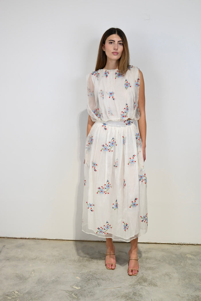 Yarrow Skirt Cross Stitch Organza