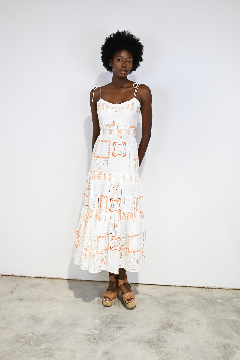 Lindsey Long Dress Oaxaca Linen
