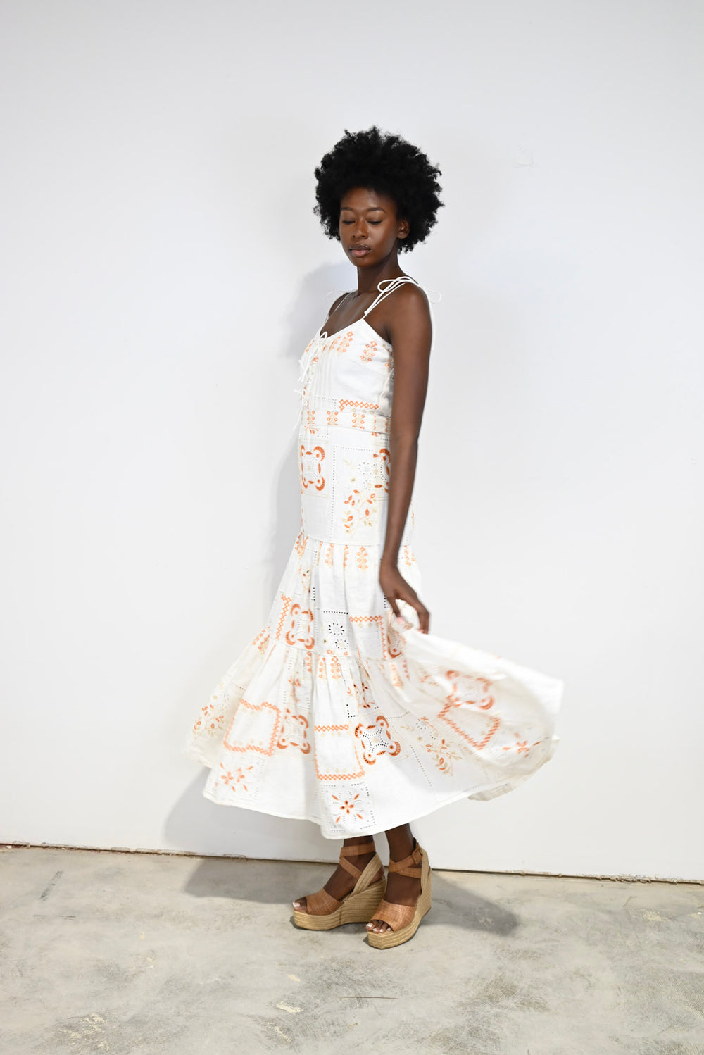 Lindsey Long Dress Oaxaca Linen