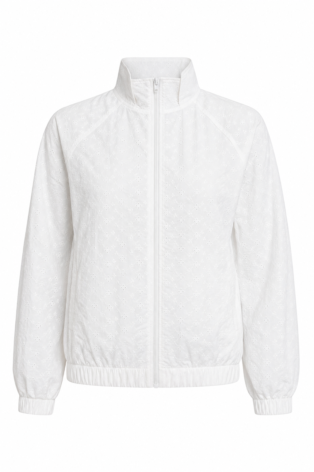 Eyelet Jacket White