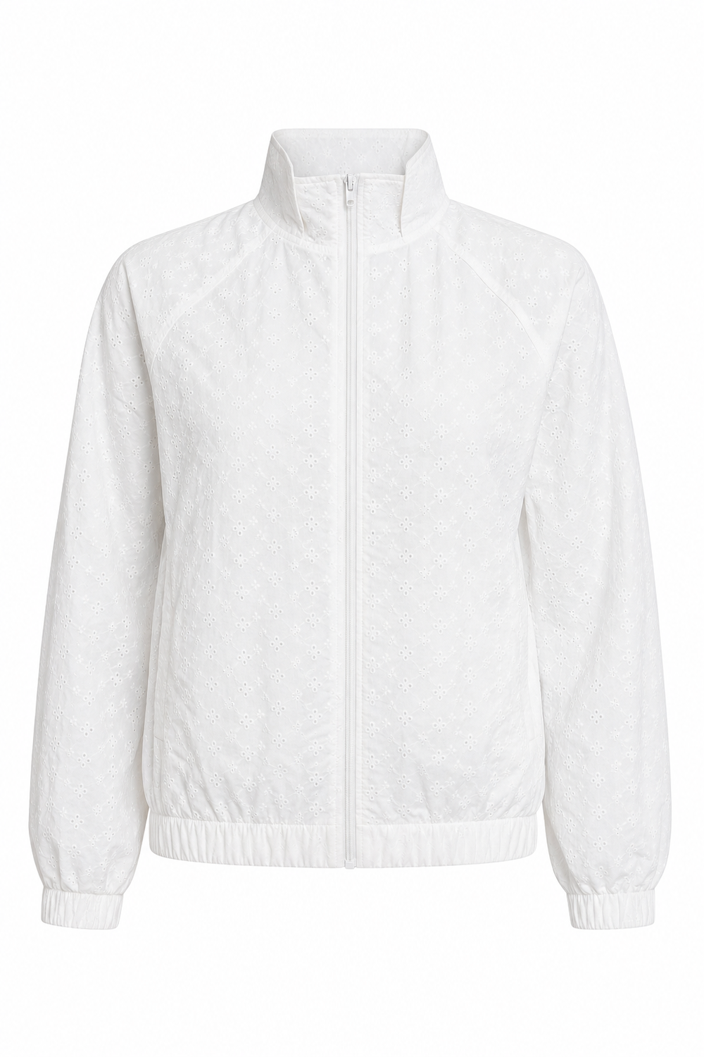 Eyelet Jacket White