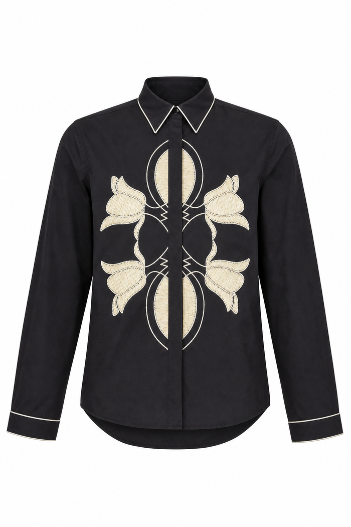 Florentine Button Down Top