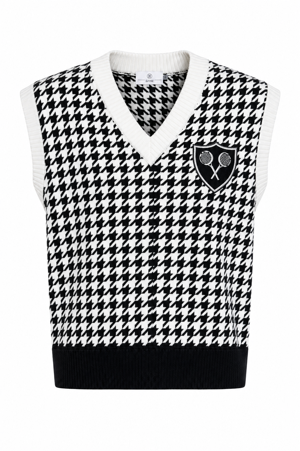 Sweater Vest Golf Houndstooth