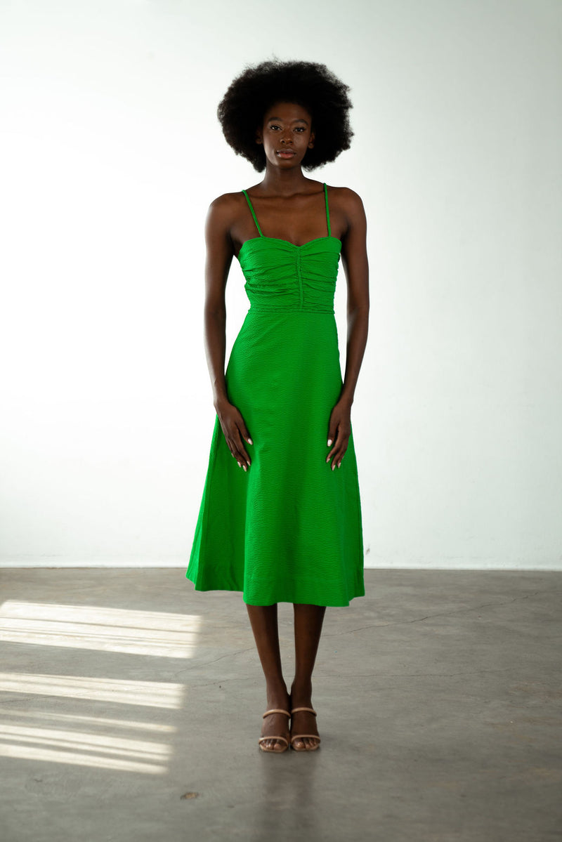 Bordeaux Dress Kelly Green