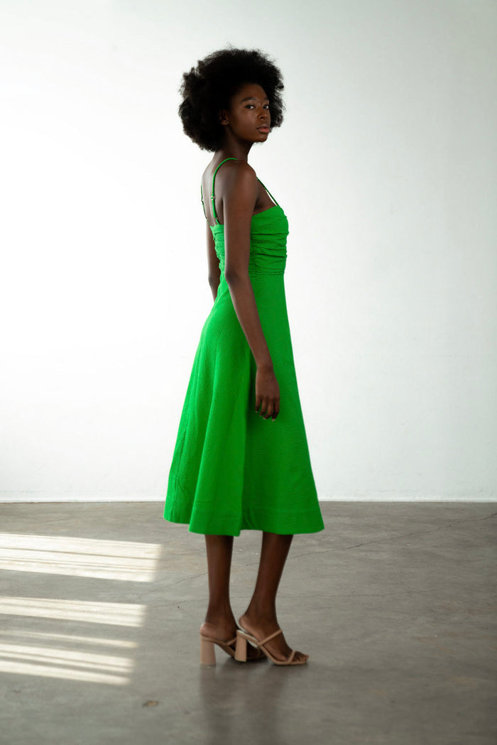 Bordeaux Dress Kelly Green