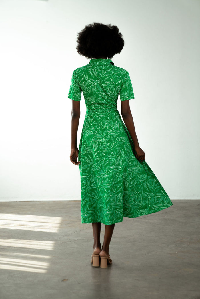 Kelli Maxi Dress Kelly Leaf