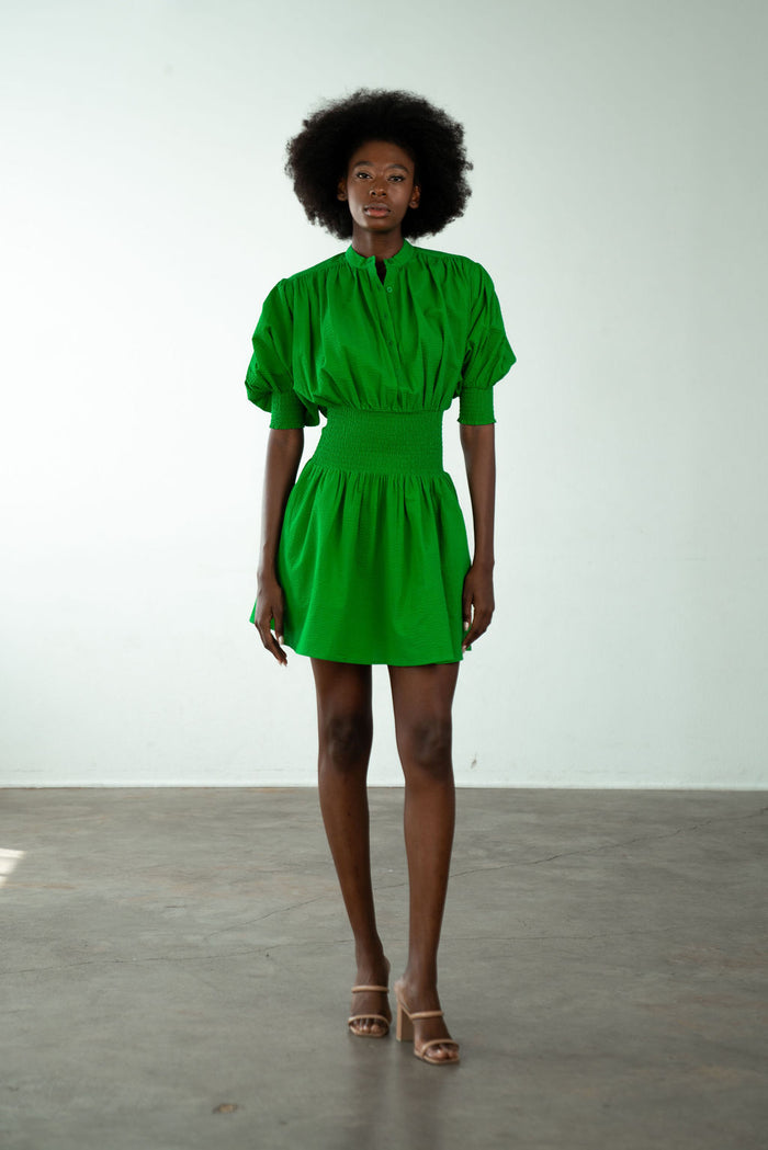 Cynthia Dress Kelly Green