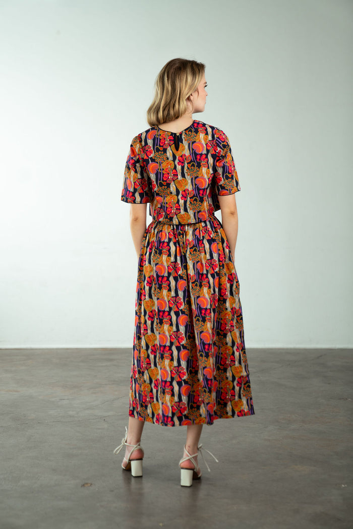 Yarrow Skirt Navy Lily