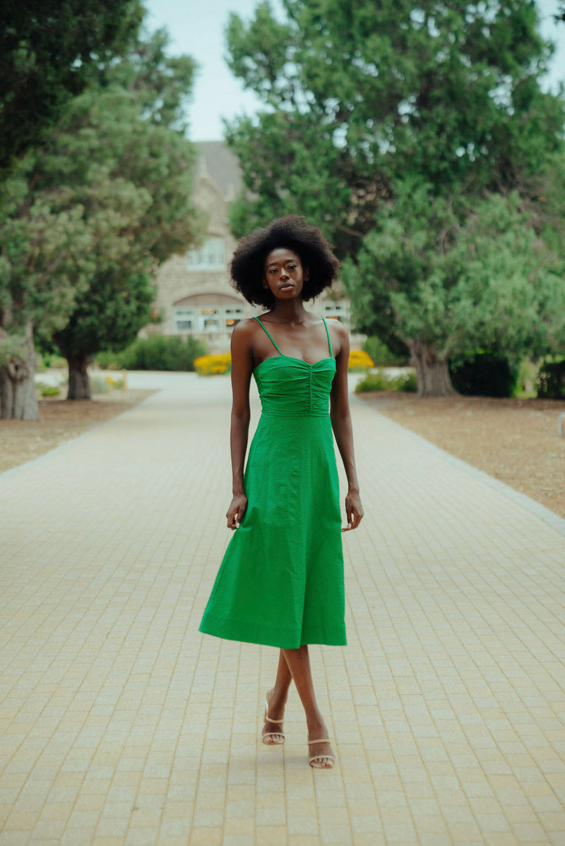 Bordeaux Dress Kelly Green
