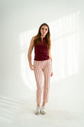 Stella Zip Top Burgundy