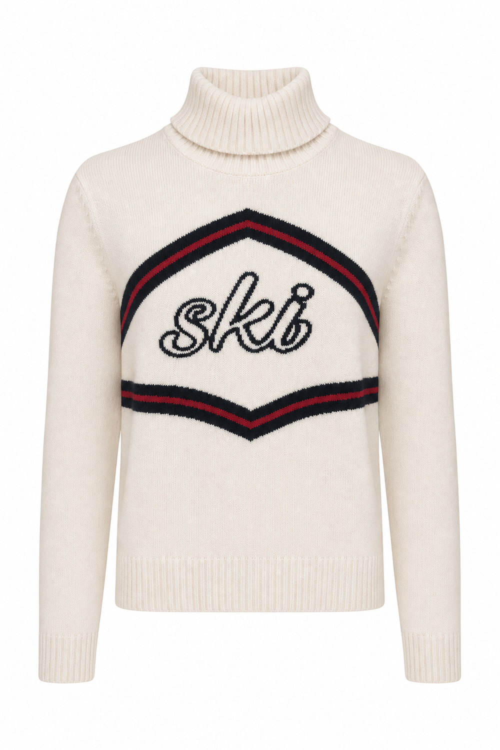 Ski Turtleneck Sweater Cream