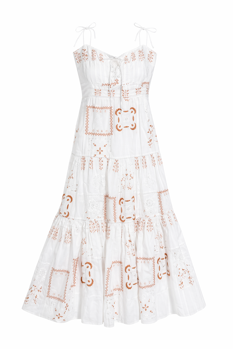 Lindsey Long Dress Oaxaca Linen