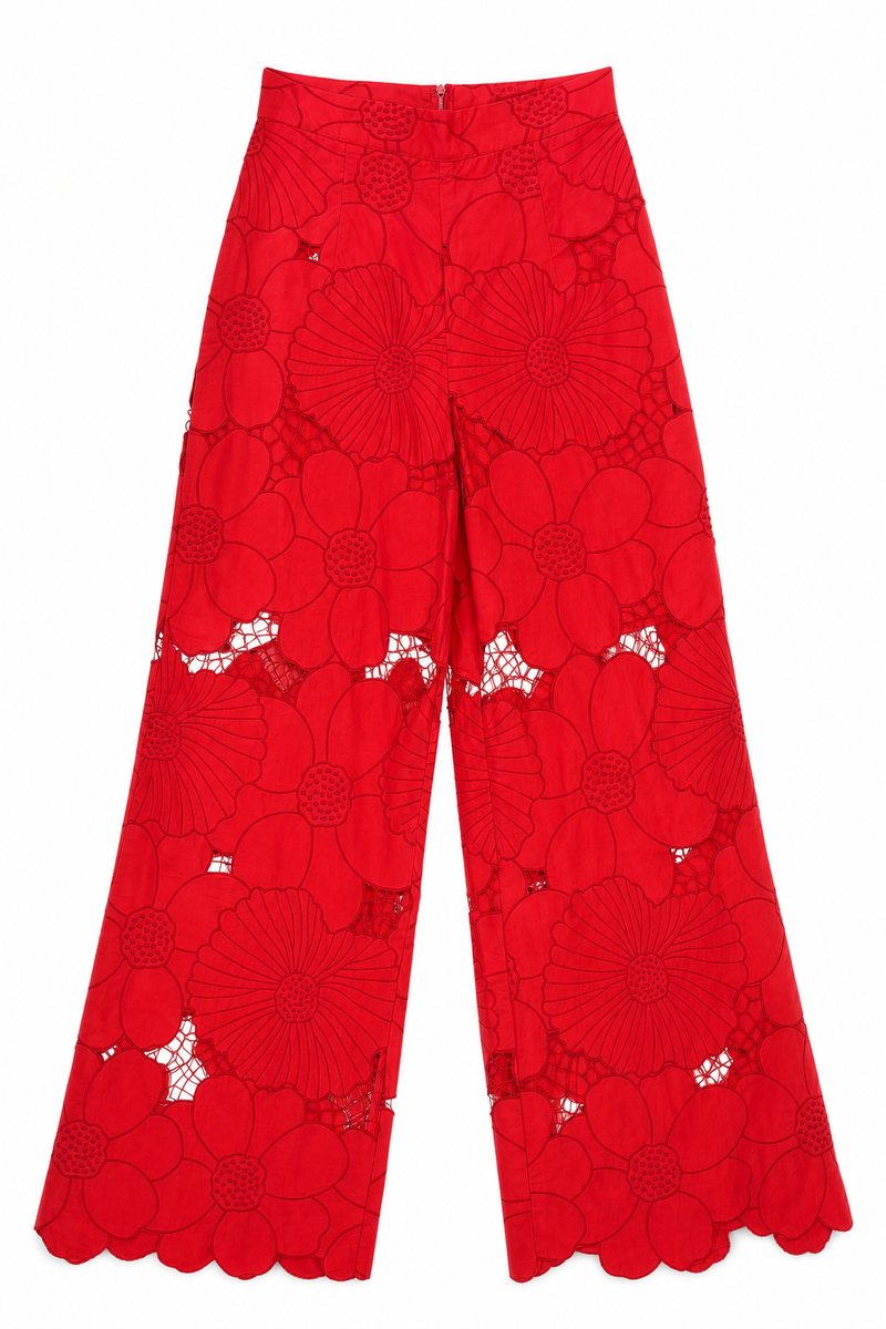 Matador Pants Red Floral